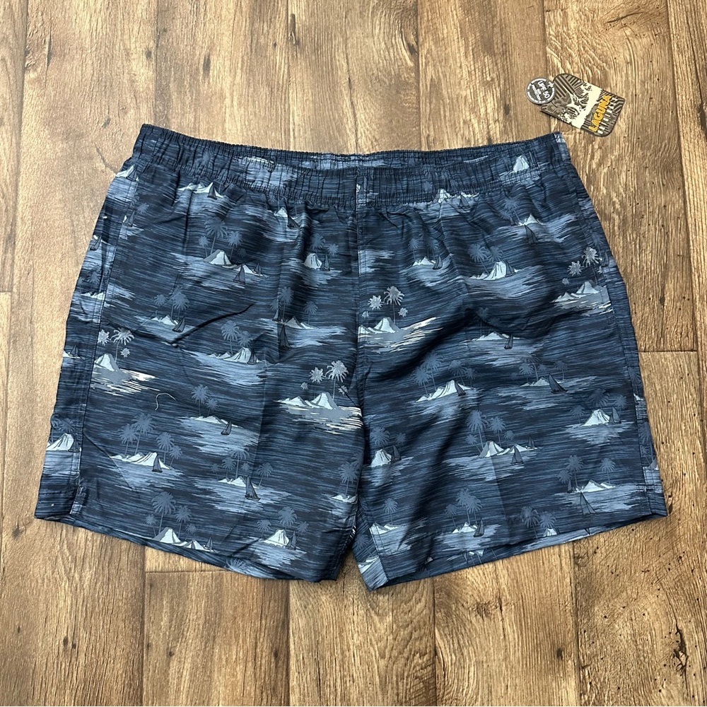 Laguna Originals Swim Trunk Lightweight Shorts Men’s Size XXL Blue
